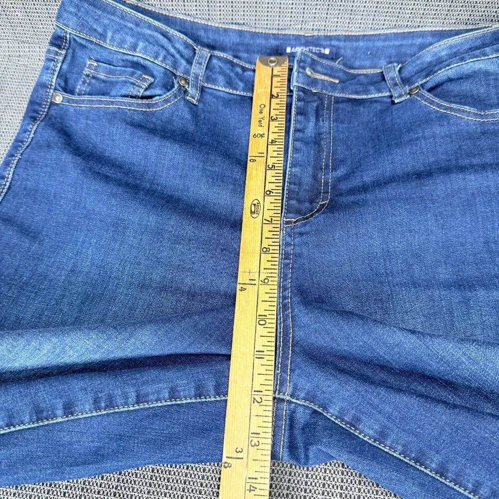Architect Womens Size 12 Straight Leg Blue Jeans Cotton Blend - Picture 5 of 9